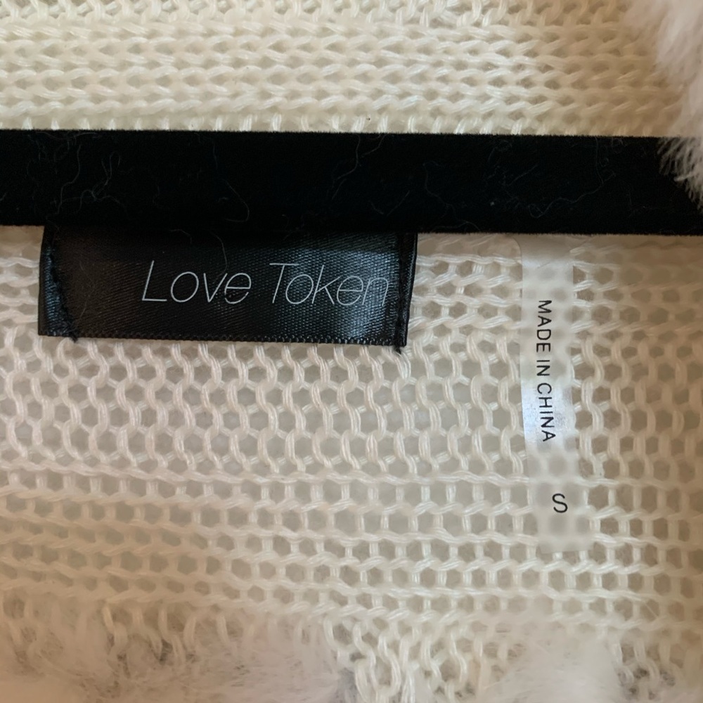 Love Token High-Low Rabbit Fur Vest - Picture 5 of 5